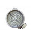 RESISTENCIA VITROCERAMICA 1800W, 200mm. 4 CONTACTOS 43903120