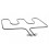 RESISTENCIA INFERIOR HORNO BAUKNECHT, IGNIS, IKEA, WHIRLPOOL 481225998418